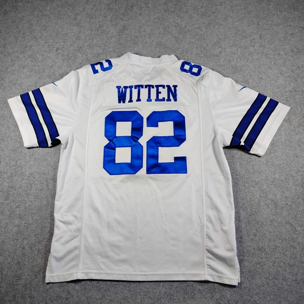 Nike Dallas Cowboys Jason Witten 82 NFL On Field Jersey White Mens XL